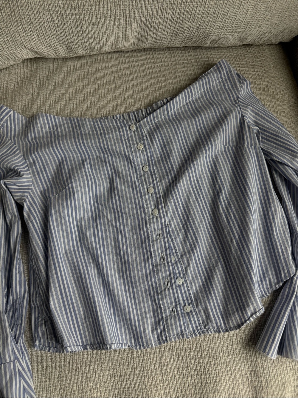 Free People March To The Beat Off The Shoulder Striped Top View 3